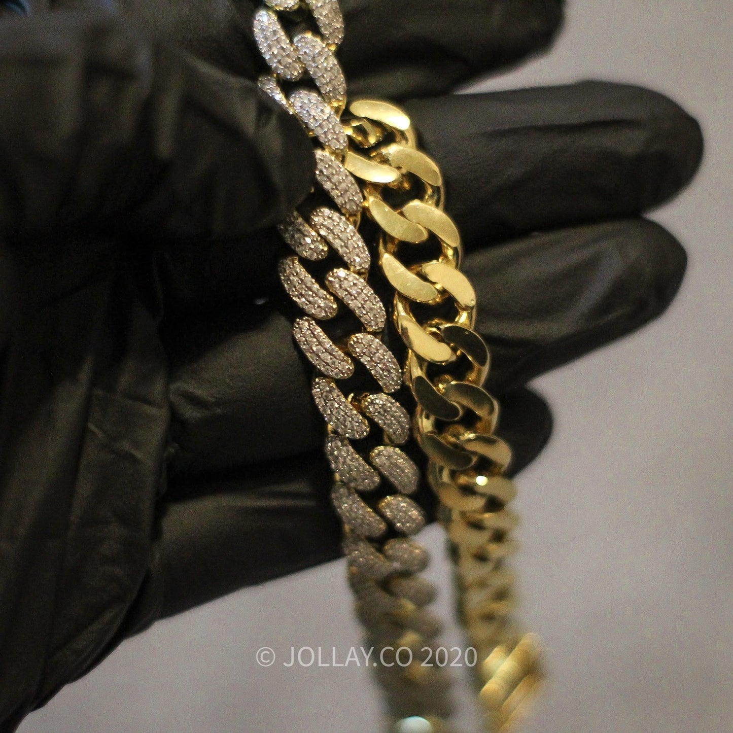 18mm Cuban Chain (Yellow Gold) - JOLLAY.CO