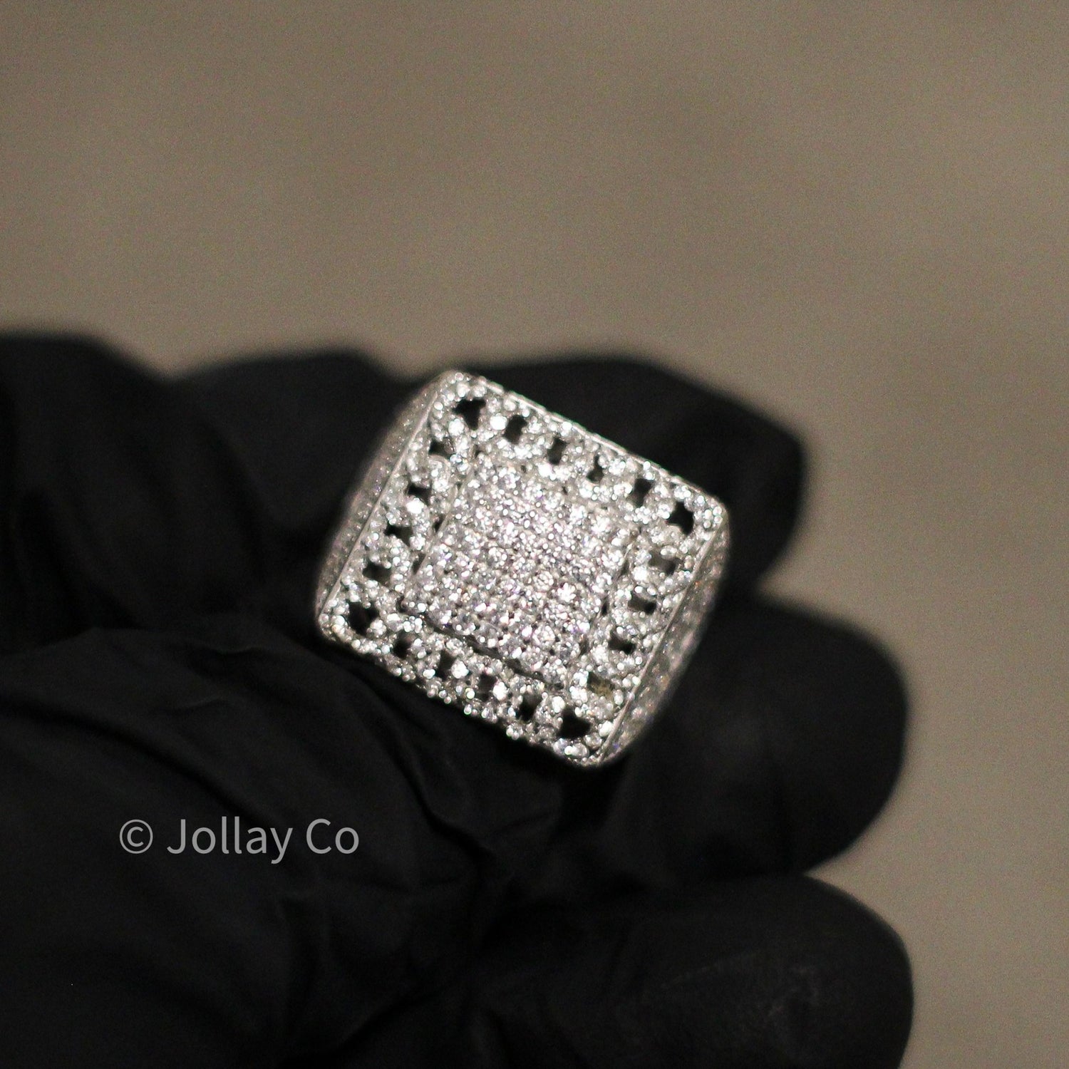 Iced Miami Ring (size 9) - JOLLAY.CO